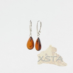 Cherry Baltic amber earrings